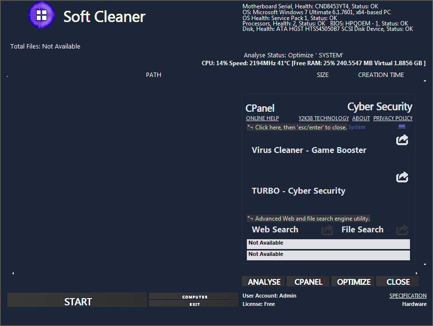 turbo virus cleaner software